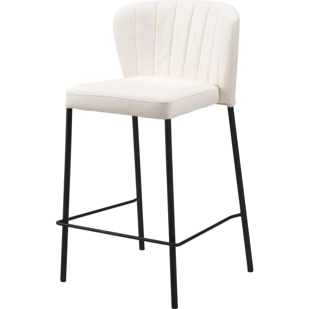 Linz Counter Stool (Set of 2) Cream