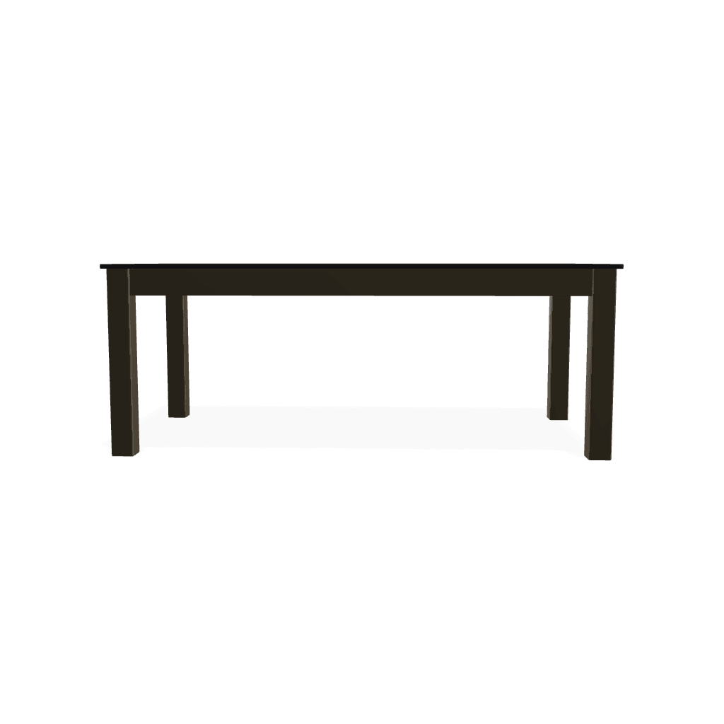 Marine Grade Polymer 24" X 48" Rectangular Coffee Table