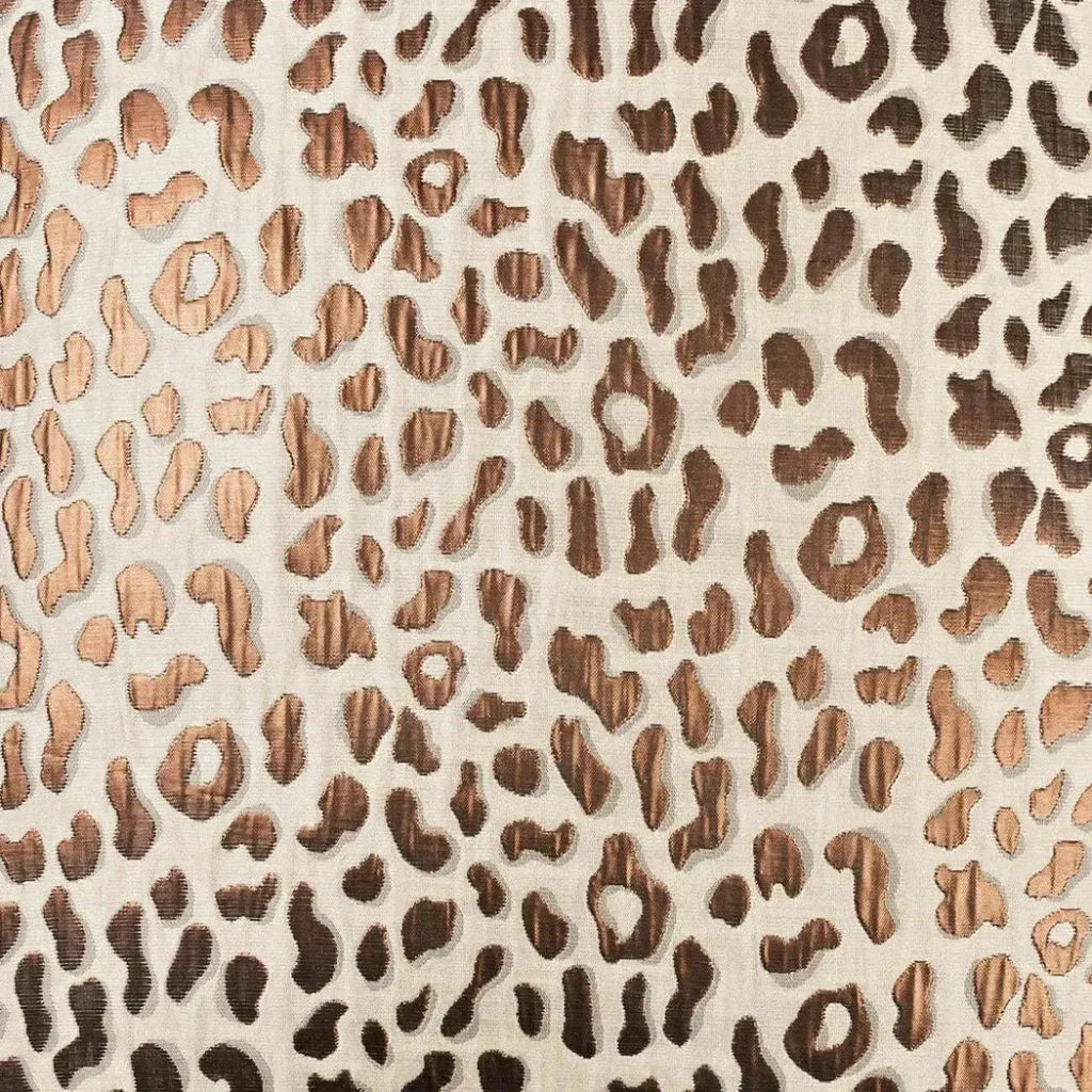 Metallic Cheetah Brown Throw Pillow Insert