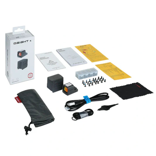 OLIGHT OSIGHTSRDDOTBK Osight S 2 MOA Dot & 32 MOA Circle with OAL Material