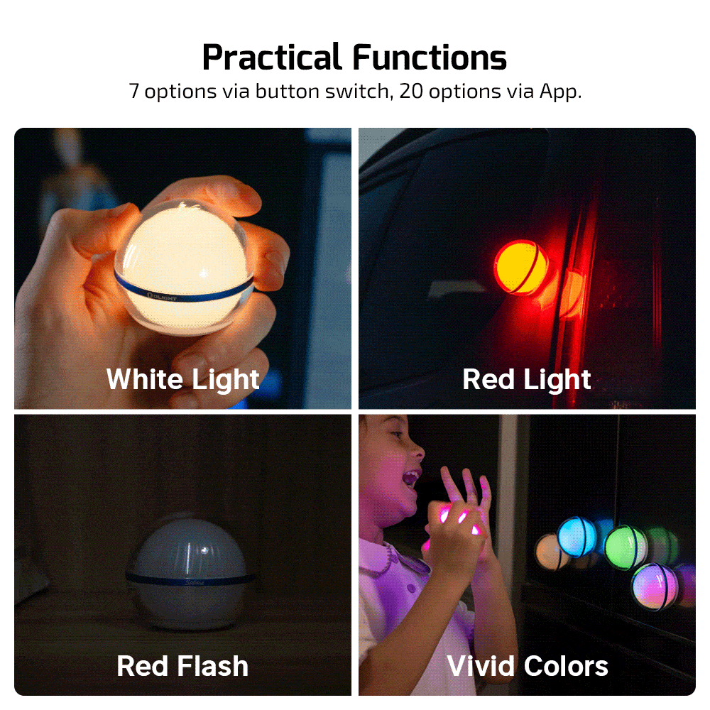 OLIGHT SPHEREC Sphere Ambient Light with App Control - Blue