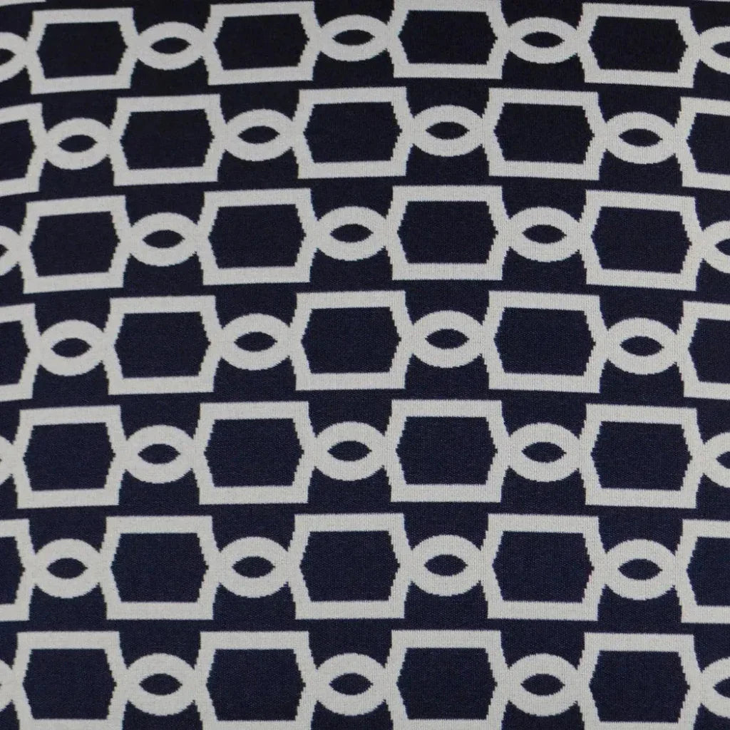 Outdoor Ocean Gate Pillow - Navy