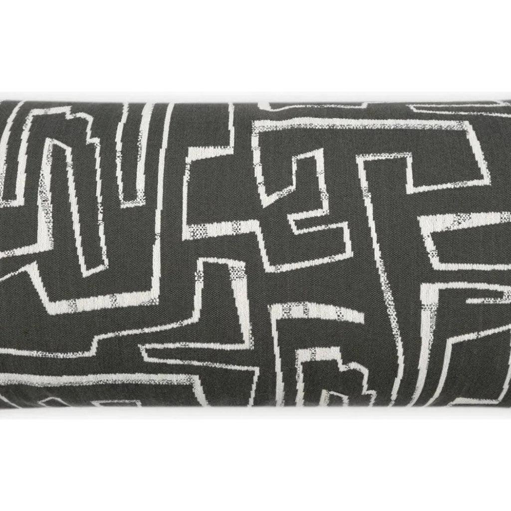 Outdoor Theon Lumbar Pillow - Onyx