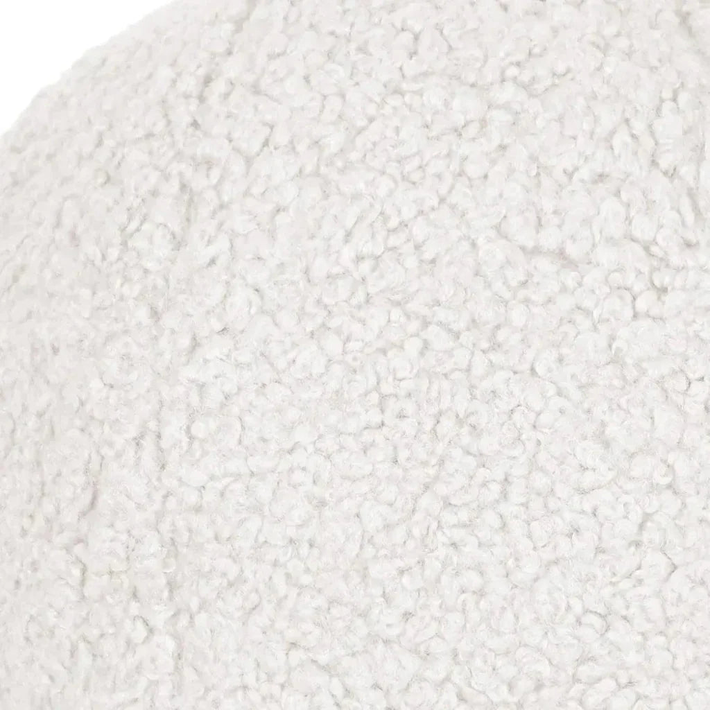 Poodle Ball Cloud White Throw Pillow Insert