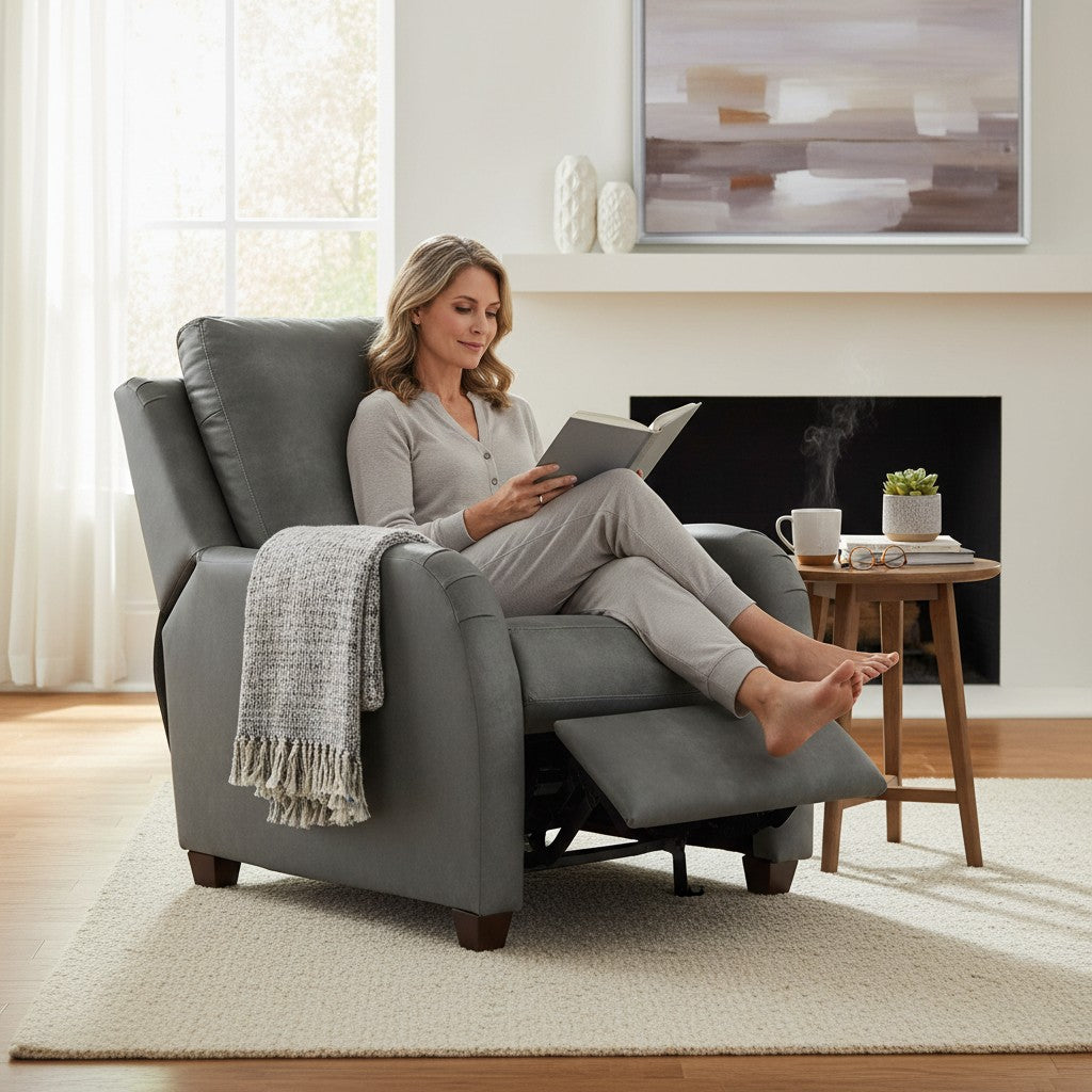 Prestinia Luxury Power Motion Leather Sofa