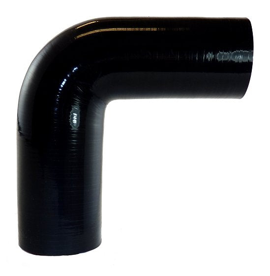 2.25" to 2" ID Gloss Black