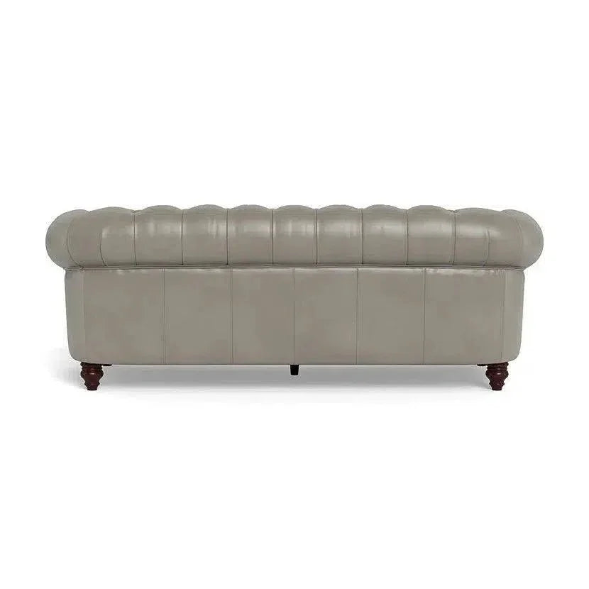 Retro Chesterfield-Inspired Leather Sofa Retro