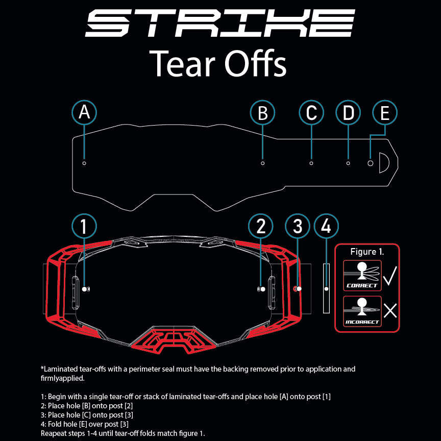 STRIKE Laminated Tear-offs