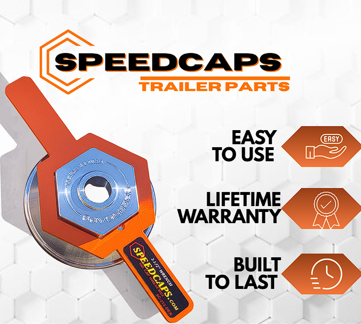 Trailer oil cap for 9,10,12,&15k axles - ensures a secure, leak-free seal, keeping your axle safe. Billet Aluminum- Engineered to handle the strain of long hauls (4 Oil Caps + 1 Wrench + 4 + Oil Plugs & O-Rings)