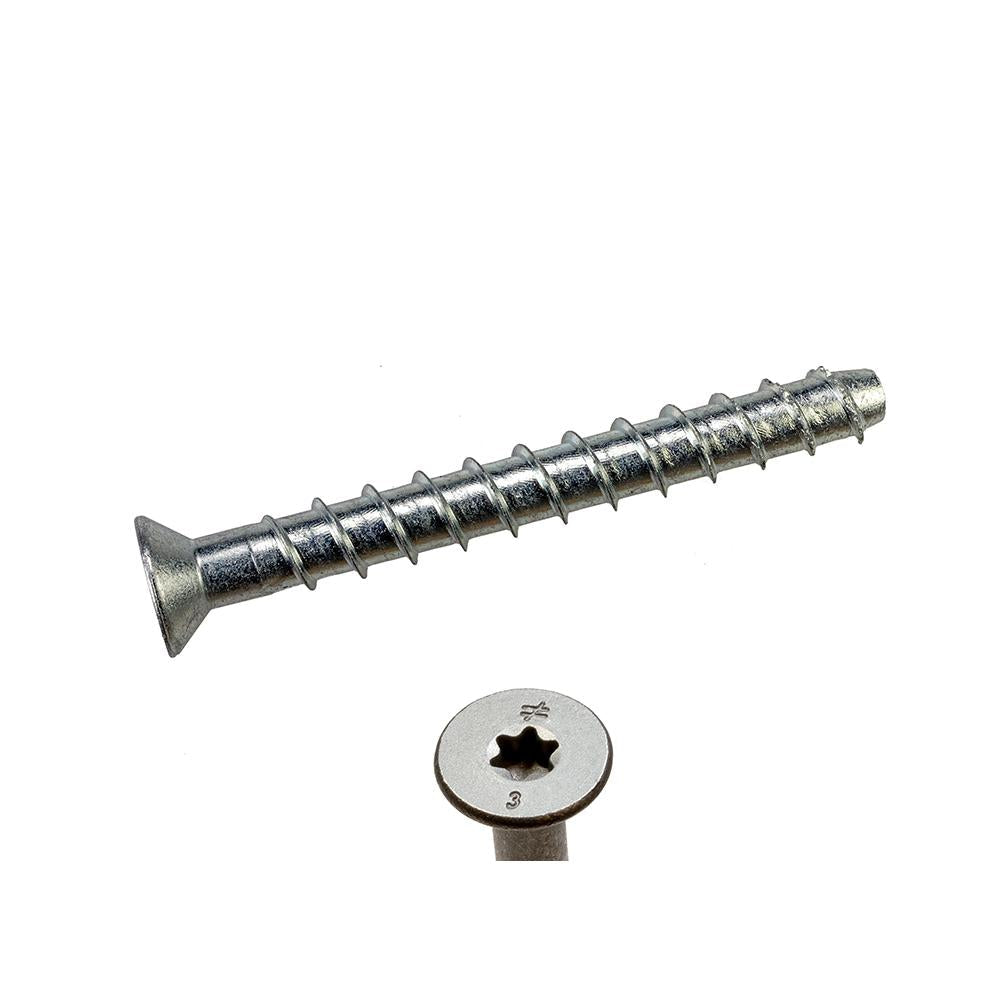 1/4 x 4 1/2 Simpson Titen HD® Countersunk Head Style Heavy-Duty Screw Anchor Zinc Plated Carbon Steel - Box (50)