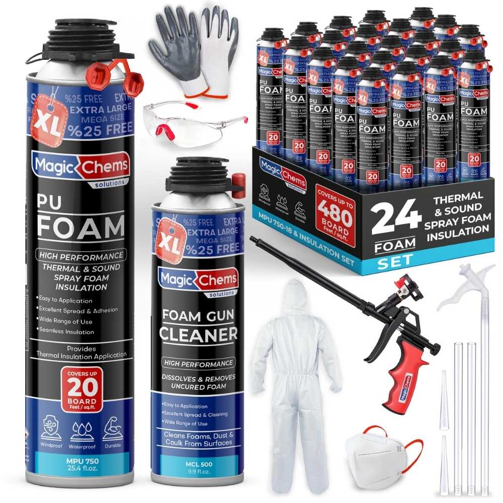 Spray Foam Insulation Kit - 25.4 oz