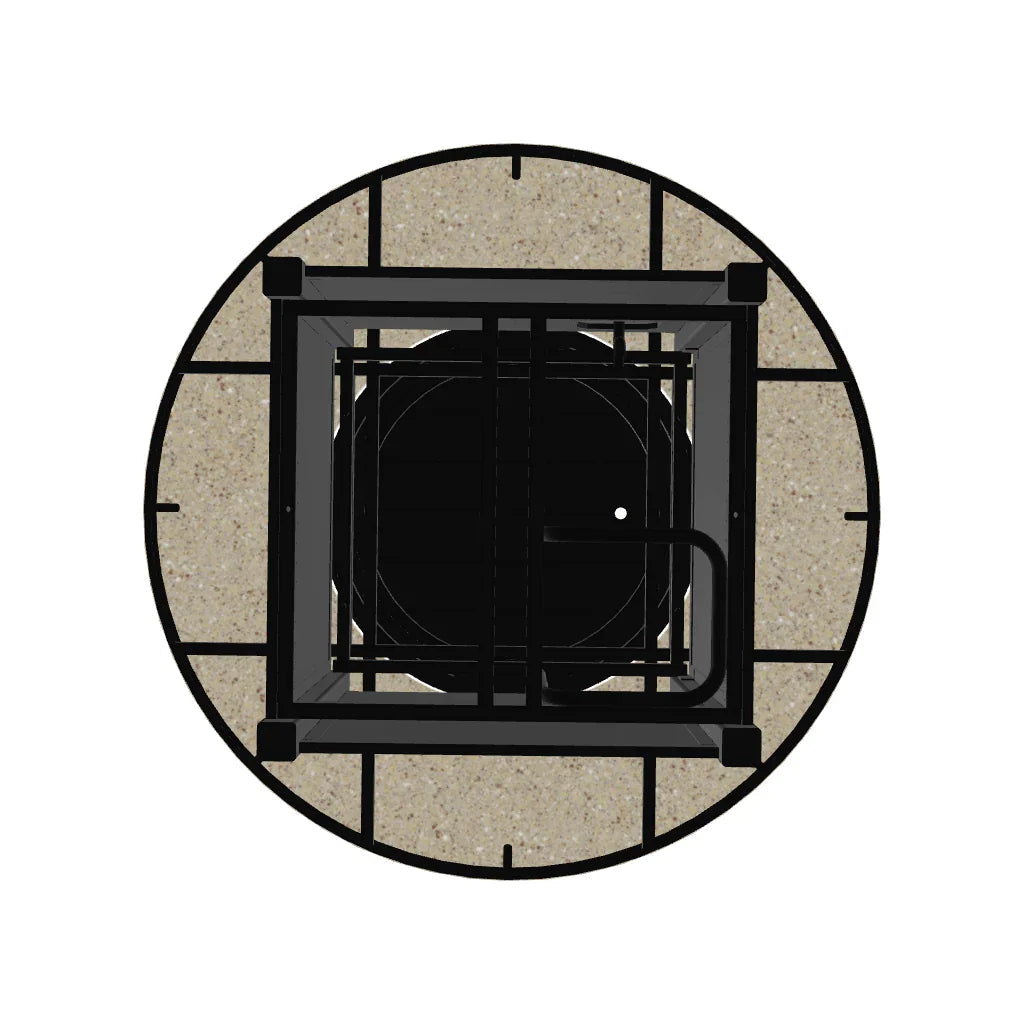 54" Round Propane or Natural Gas Fire Table