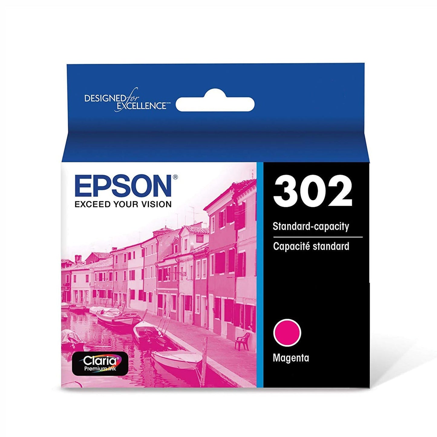 New, Pre-Owned - Epson 302 Magenta Ink Cartridge, T302320
