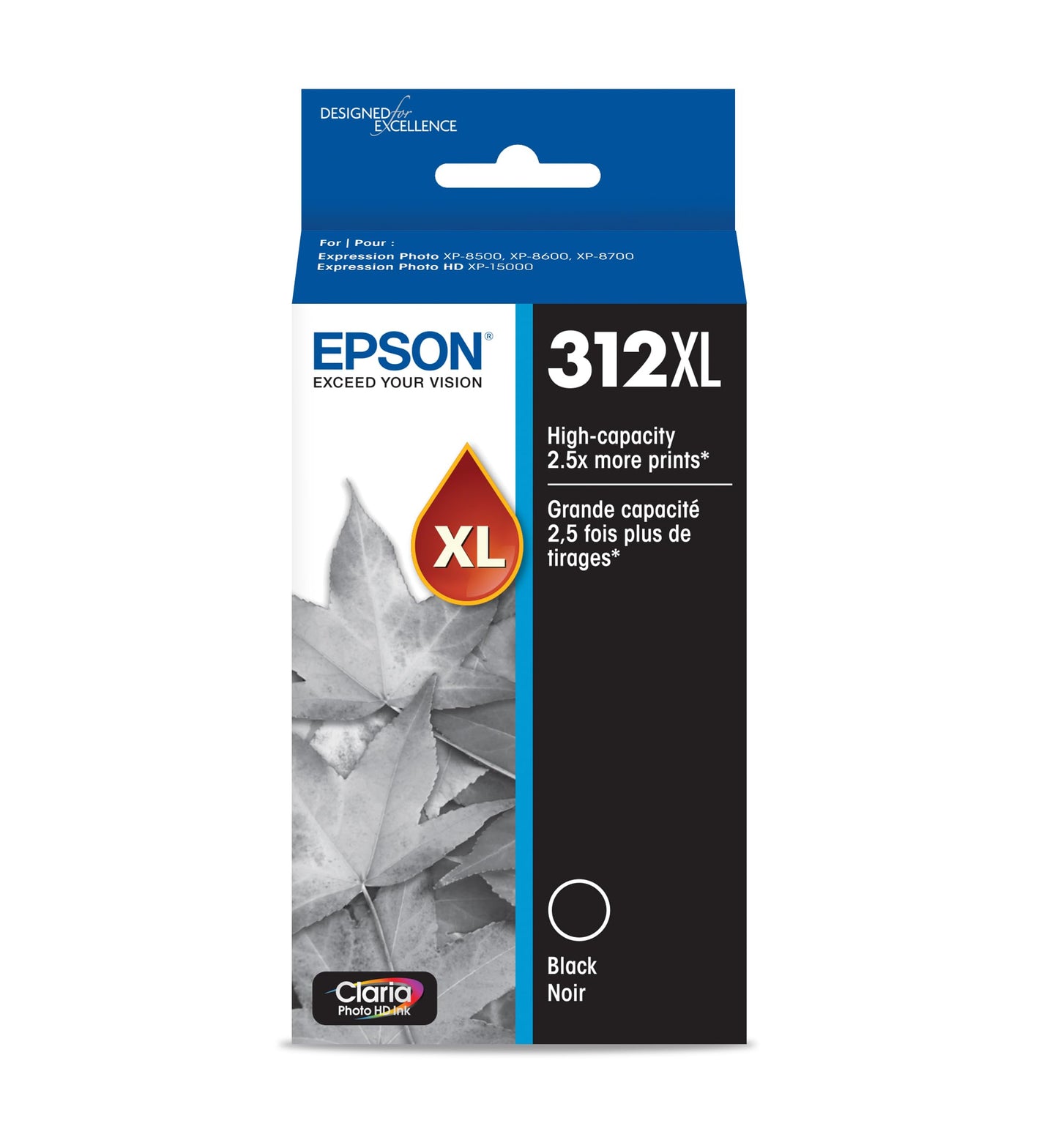 New, Pre-Owned - Epson 312XL High-Yield Black Ink Cartridge, T312XL120