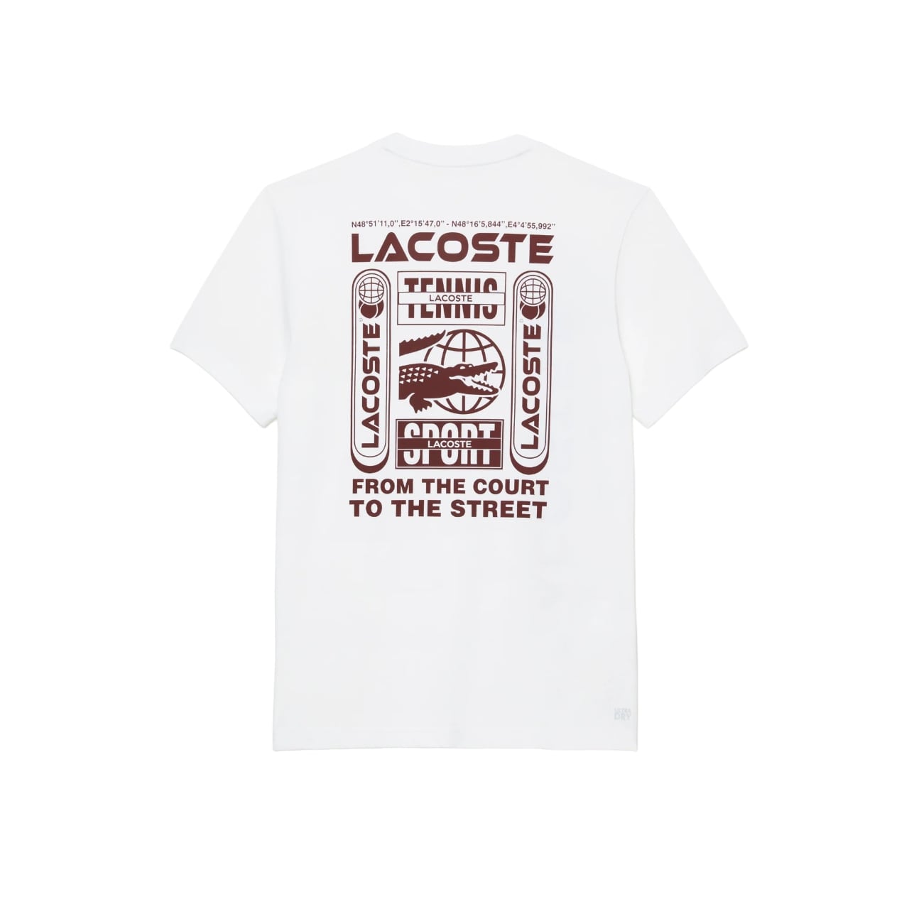 Lacoste Men's Short Sleeve Graphic Tennis Performance T-Shirt