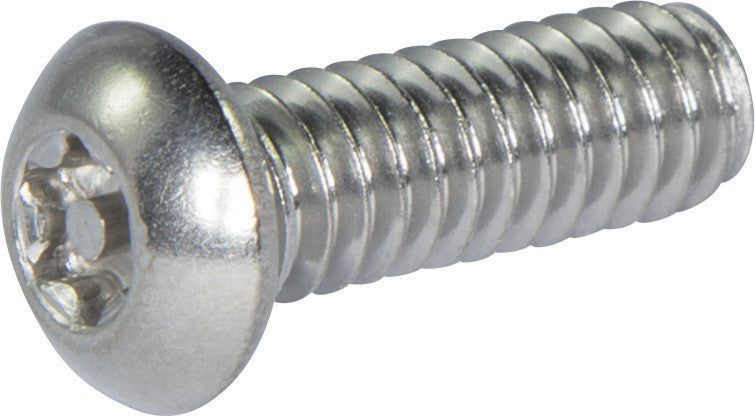 M6-1.00 x 40 Tamper Resistant Torx Button Head Machine Screw 18-8 Stainless Steel - Metric (T-27)
