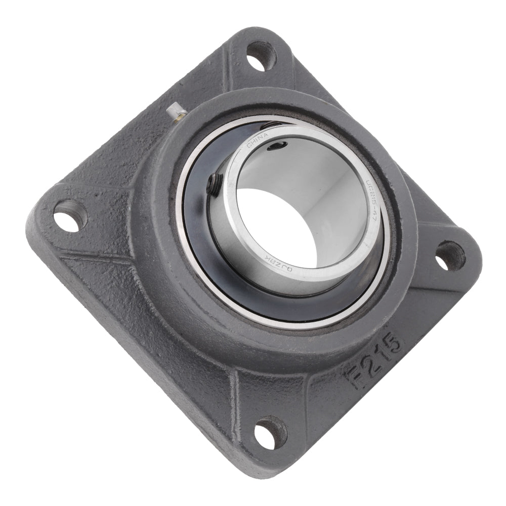 UCF215-47, 4-Bolt Flange Mounted Ball Bearing, 2.938" Bore (ID), Insert Bearing: UC215-47, Housing: F204