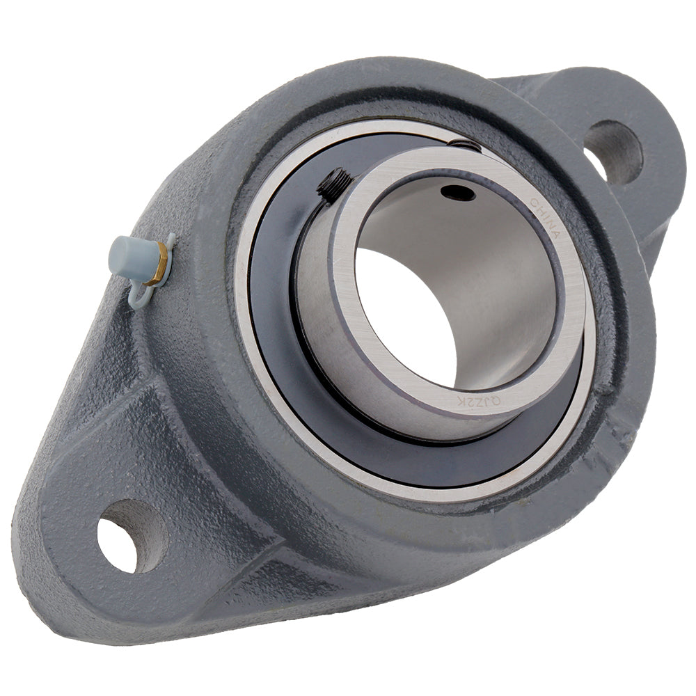 UCFL207-22 - 2-Bolt Flange Mounted Ball Bearing, Insert Bearing: UC207-22, Housing: FL207