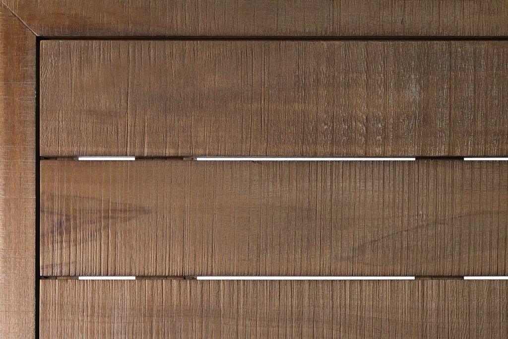 Vaterra Teak And Rattan Patio Dining Table
