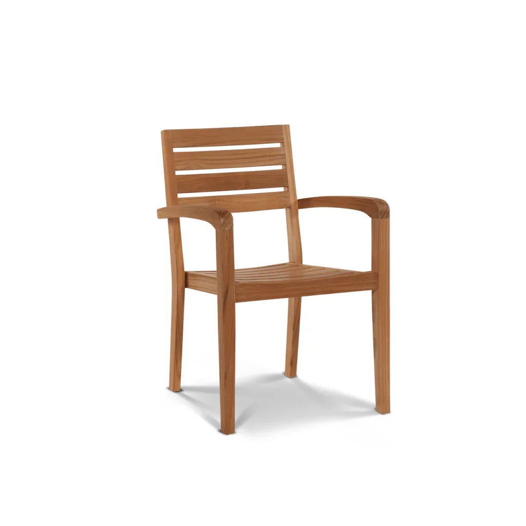 Venice Teak Patio Rectangular Dining Set 5PC