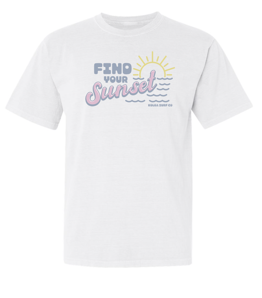Koloa Vintage Sunset Boyfriend Tee