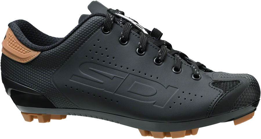 SIDI Dust Shoelace Mountain Clipless Shoes - Men's Black 40