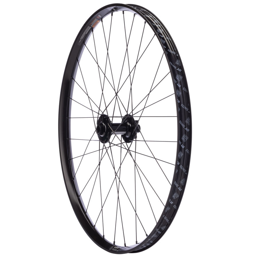 Quality Wheels DT 370 / WTB KOM Trail i30 Front Wheel - 27.5" 15 x 110mm 6-Bolt BLK 32H