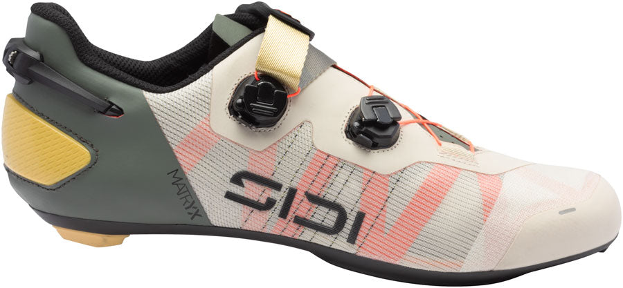 SIDI Wire 3 Road Shoes - Mens Sand Coral Fluo 46