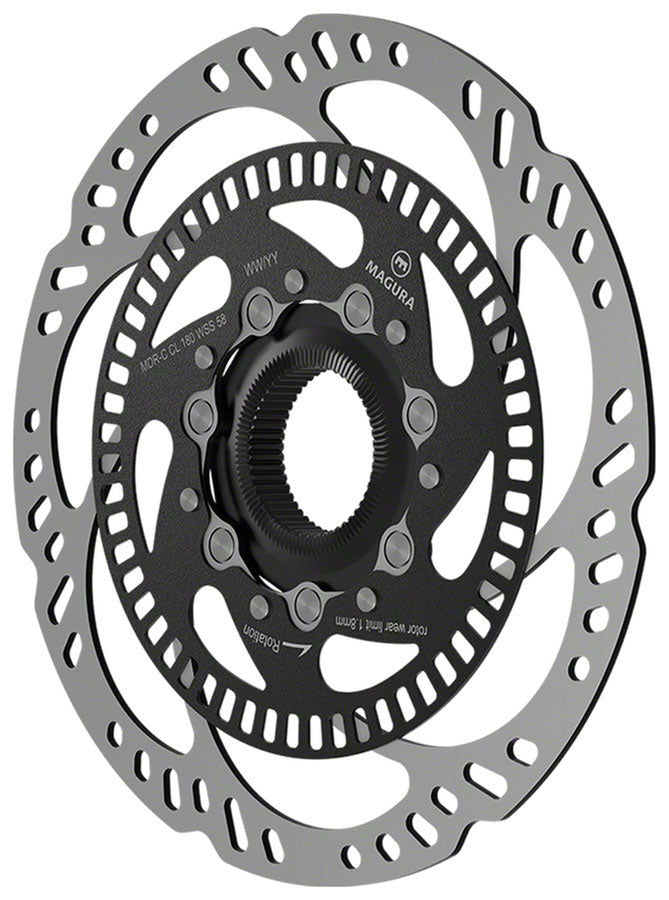 Magura MDR-C Disc Brake Rotor - Centerlock 180mm ABS Wheel Speed Sensor R58