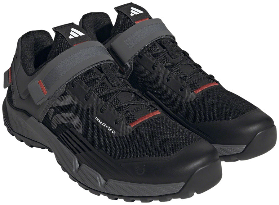 Five Ten Trailcross Mountain Clipless Shoes - Men's Core BLK/Gray Three/Red 9.5