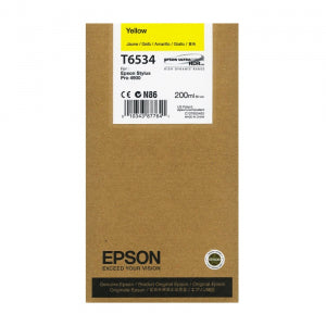 New, Pre-Owned - Epson T653 Yellow Ink Cartridge, T653400