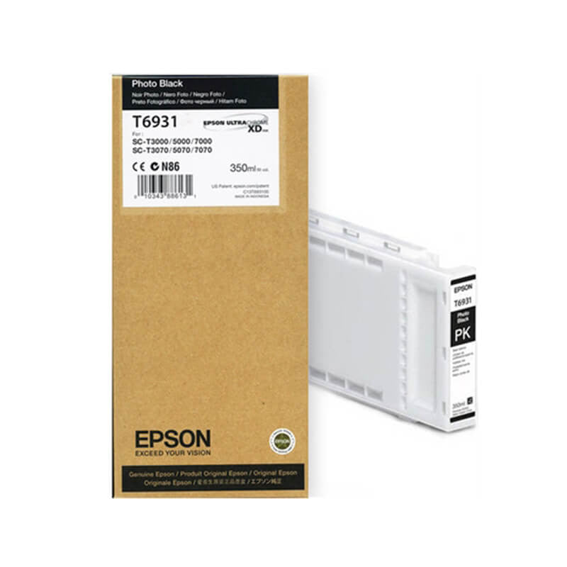 New, Pre-Owned - Epson T6931 ColorChrome XD Photo Black Ink Cartridge, T693100