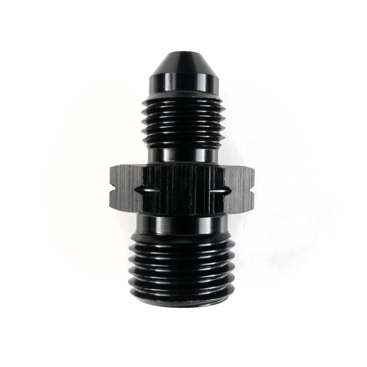 AN3 Male to M12 x 1.25 Male Straight Adapter HEL Aluminium