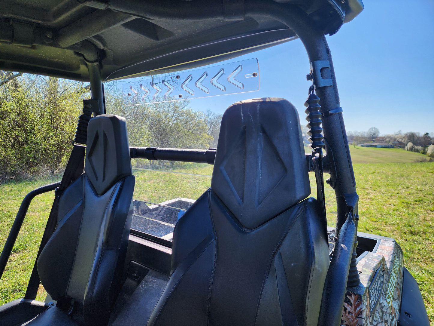 HiSun Strike 1000 Crew - 1 Pc Lexan Back Panel