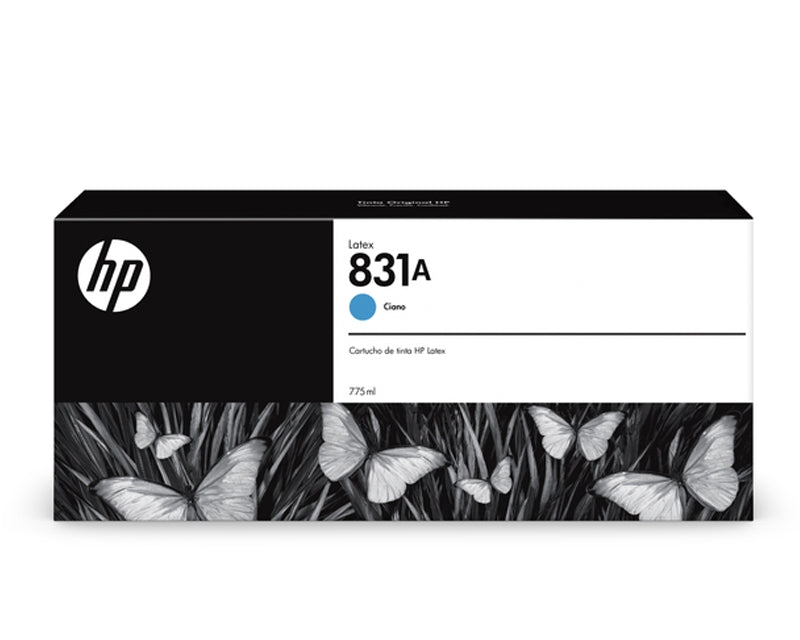 New, Pre-Owned - HP 831A Cyan 775ml Ink Cartridge, CZ683A