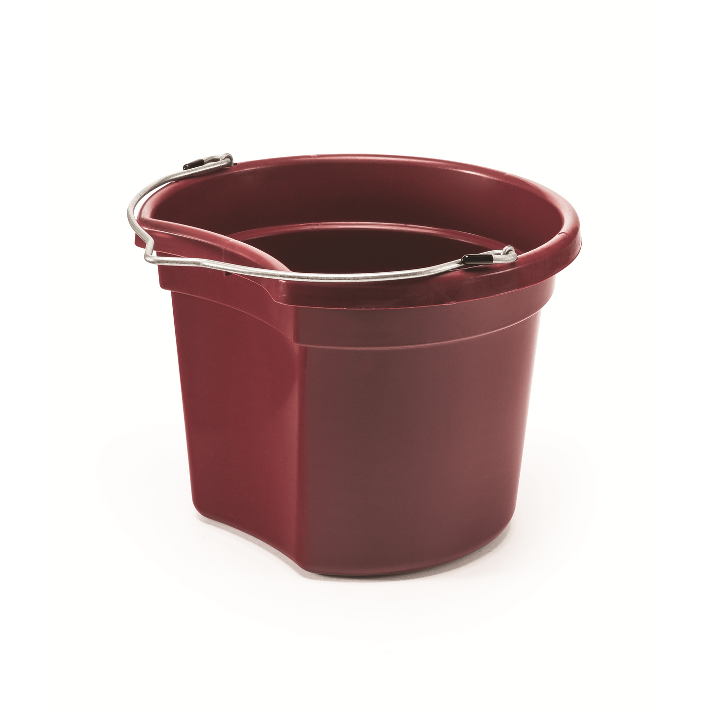 KD-154 8 Qt Flat Back Bucket | Lightweight Small Feed & Water Bucket
