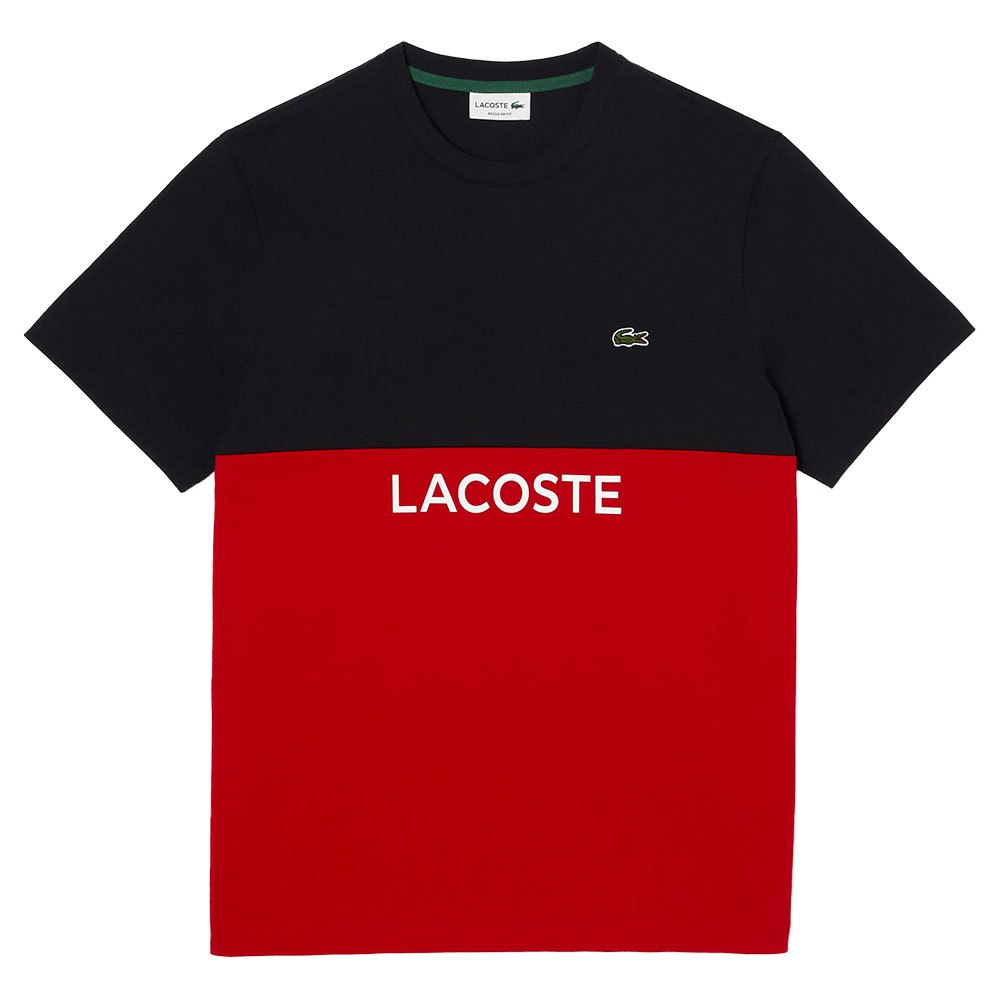 Lacoste Men's Regular Fit Cotton Jersey Colorblock T-Shirt