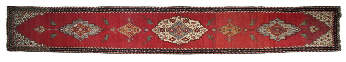 3.5x22 Antique Karabagh Rug Runner