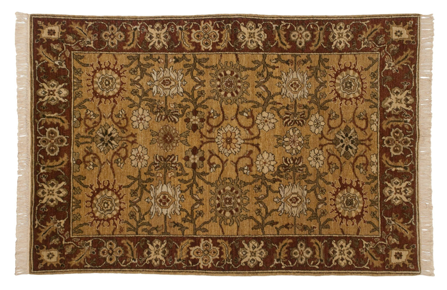 4x6 Vintage Armenian Sultanabad Design Rug