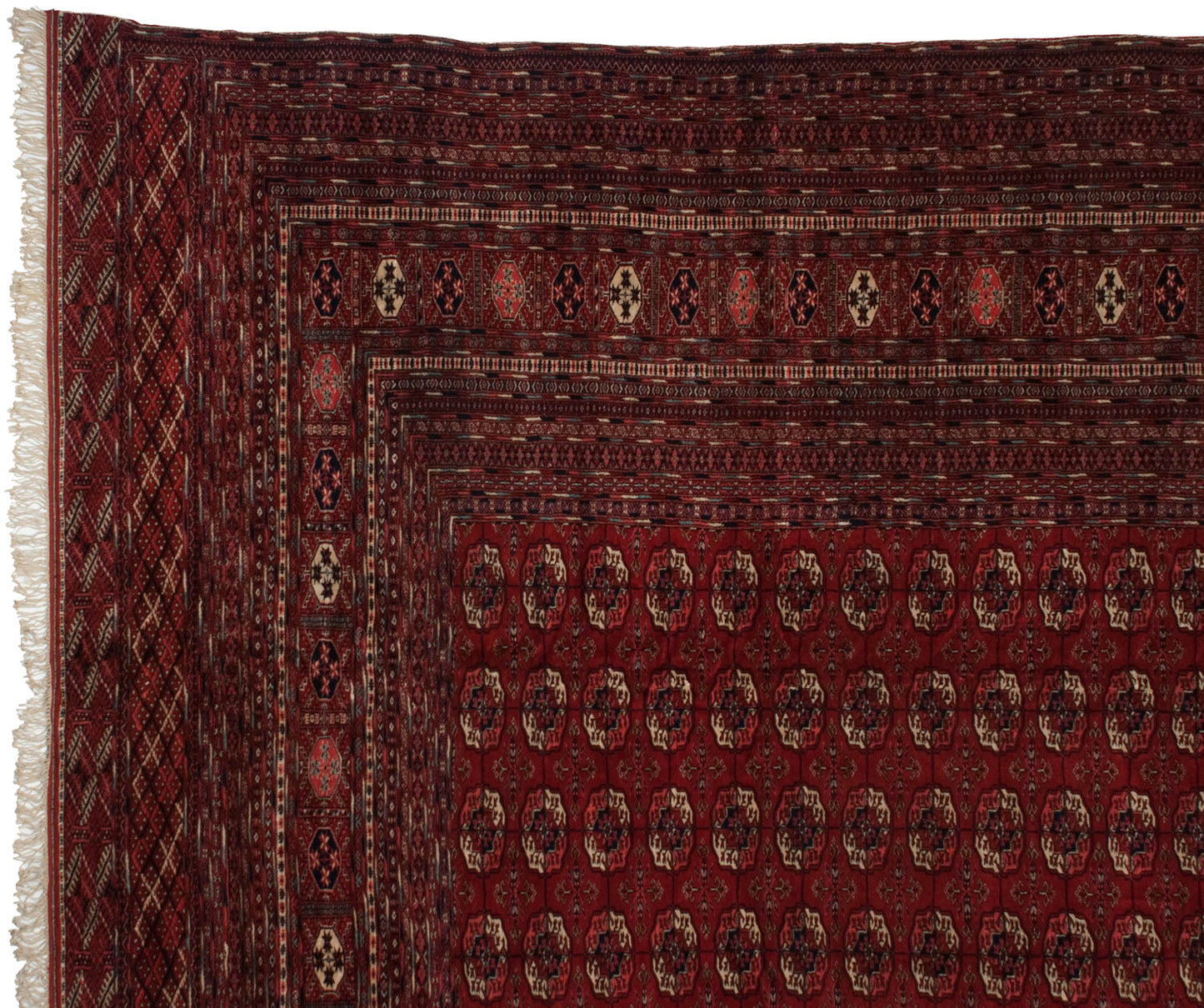 13x17.5 Vintage Fine Bokhara Carpet