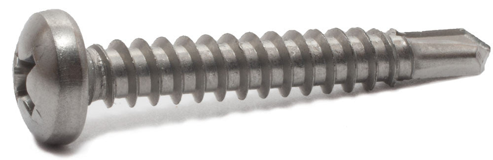 6-20 x 1 Phillips Pan Self Drill Screw 410 SS