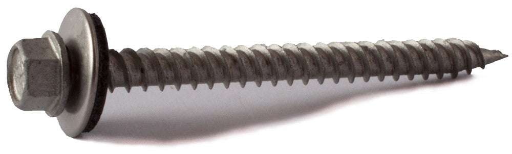 9 x 3 Hex Washer Head Pole Gripper Screw w/ Bonded Washer Strong-Shield™