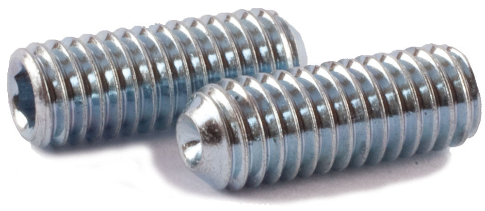 M3-0.50 x 5 Socket Set Screw Cup Point DIN 916 Zinc Plated