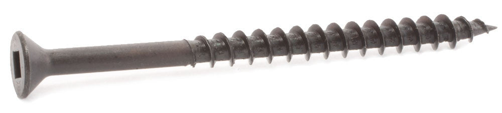 9 x 2 1/2 Square Flat Particle Board Screw Plain Lubed - Carton (2,500)