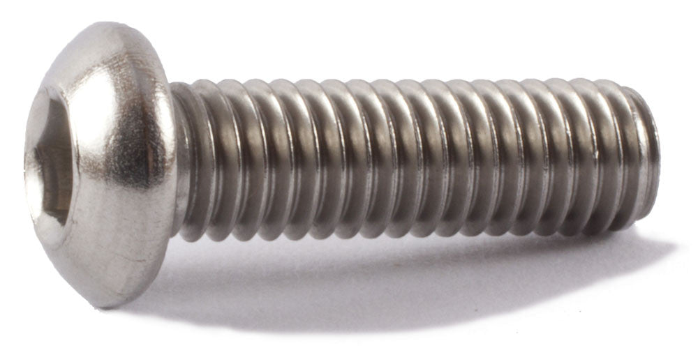 M10-1.50 x 40 Button Socket Cap Screw ISO 7380 18-8 (A2) Stainless Steel - Metric