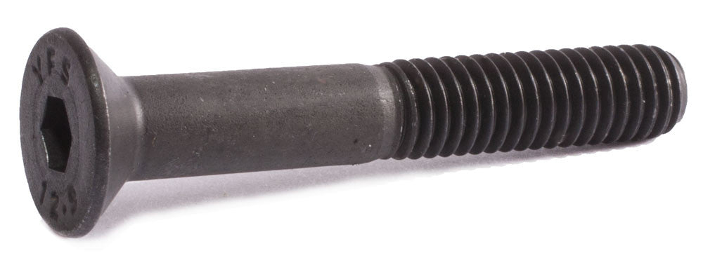 M6-1.00 x 16 Flat Socket Cap Screw 12.9 DIN 7991 Black Oxide
