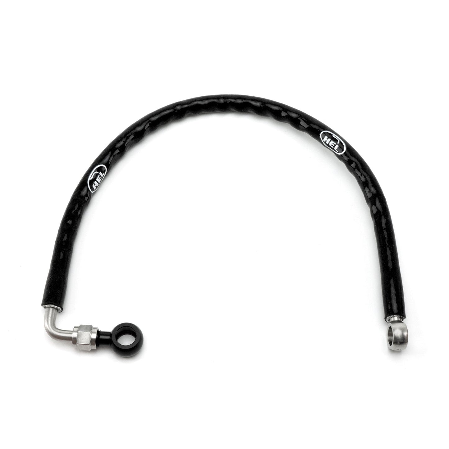 HEL Performance Turbo Oil Feed Line for BMW Mini R55, R56, R57, R58, R59, R60, R61 (Petrol Models Only), Stainless Steel Braided