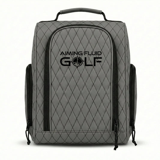 Premium Golf Shoe Bag – Vented Leather Shoe Storage