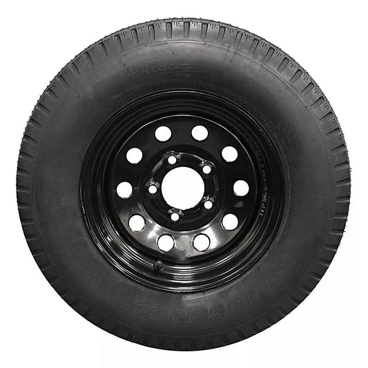 (Set of 2) Antego Tire and Wheel 185/80D13 Highway Terrain – 13.0-Inch Rim, 8-Ply-Ply Strength, Load 94.0, Speed M – Heavy-Duty Trailer Tire | A130454500096206ST18580D13-B2