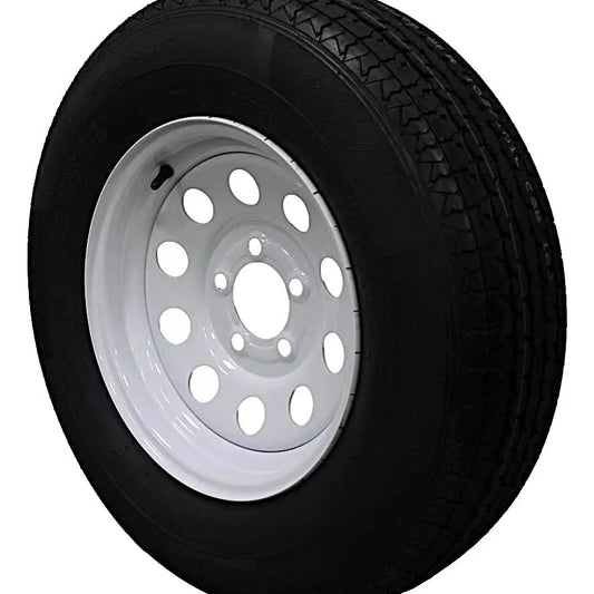(Set of 4) Antego Tire and Wheel 205/75R14 Highway Terrain Assembly – Optimized for High Load Performance, 14.0-Inch Rim, Load 105.0, Speed M | A140554010116108ST20575R14-B4